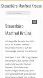 Mobile Screenshot of manfred-krause-berlin.de